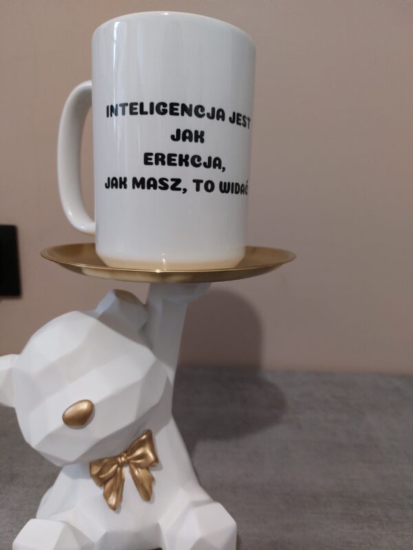 Inteligencja jest jak erekcja kubek 450 ml - obrazek 3