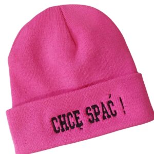 Czapka chcę spać