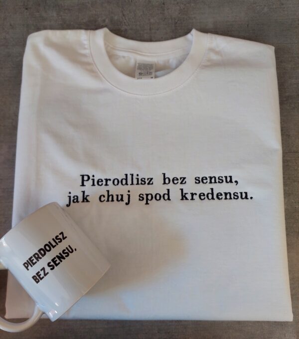 Zestaw Koszulka + kubek z napisem